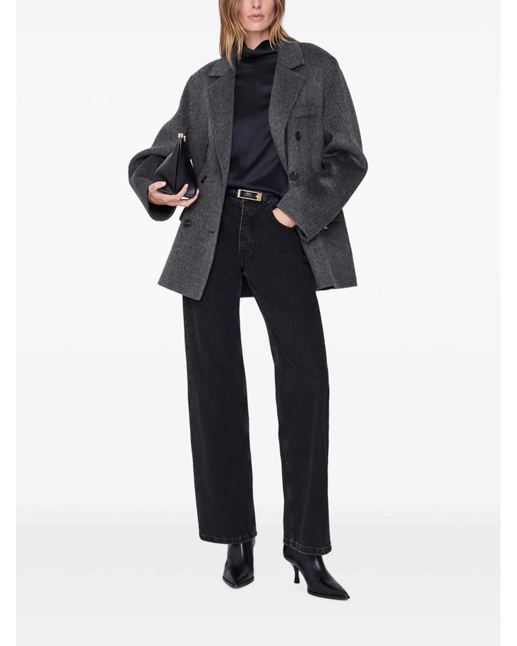 Anine Bing Gray Coat