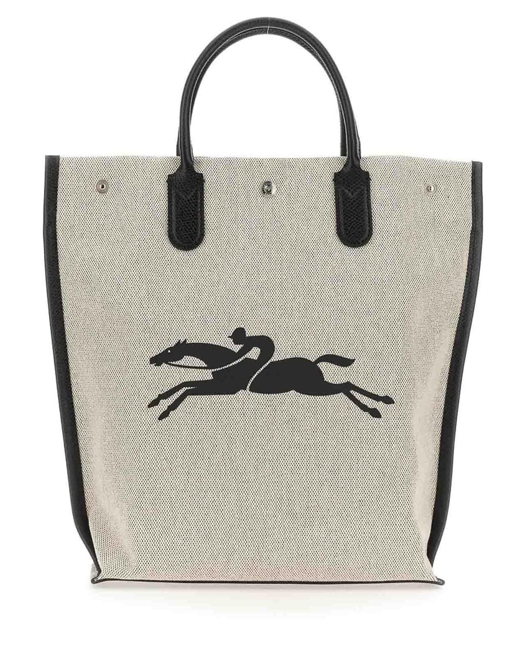 Longchamp Gray Essential Medium Shopping Bag