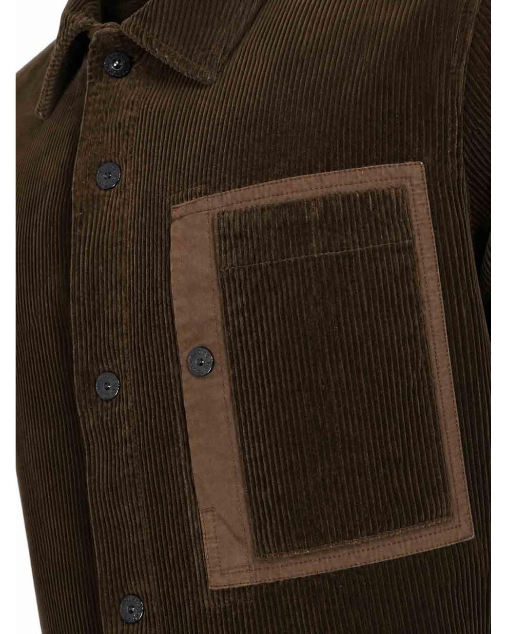 Stone Island Black Overshirt 1200016 for men
