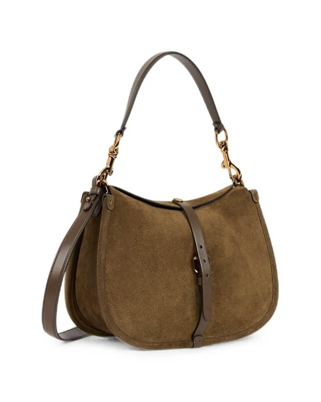 Etro Brown Pony Suede Crossbody Bag