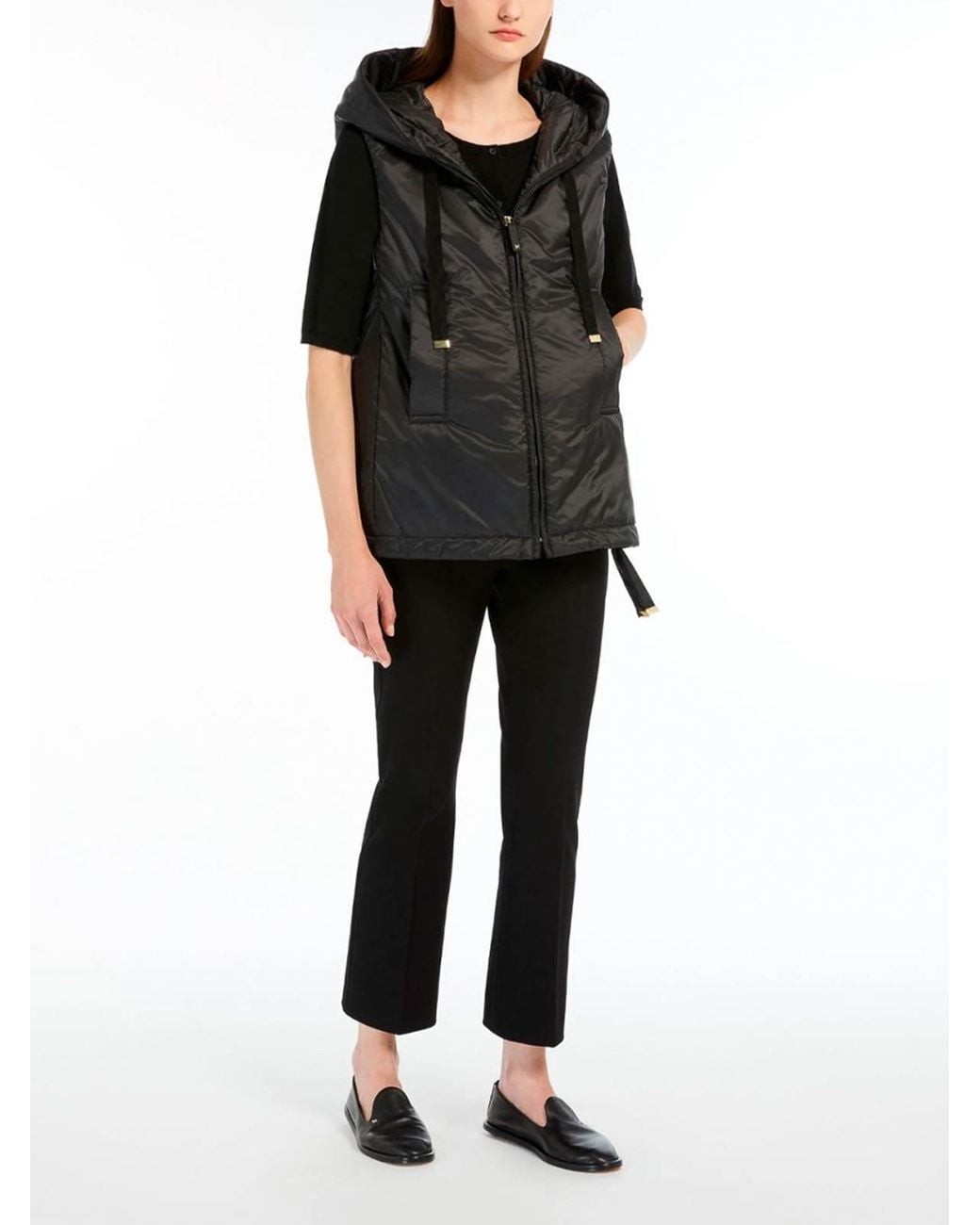 Max Mara Black Thecube Greengo Vest