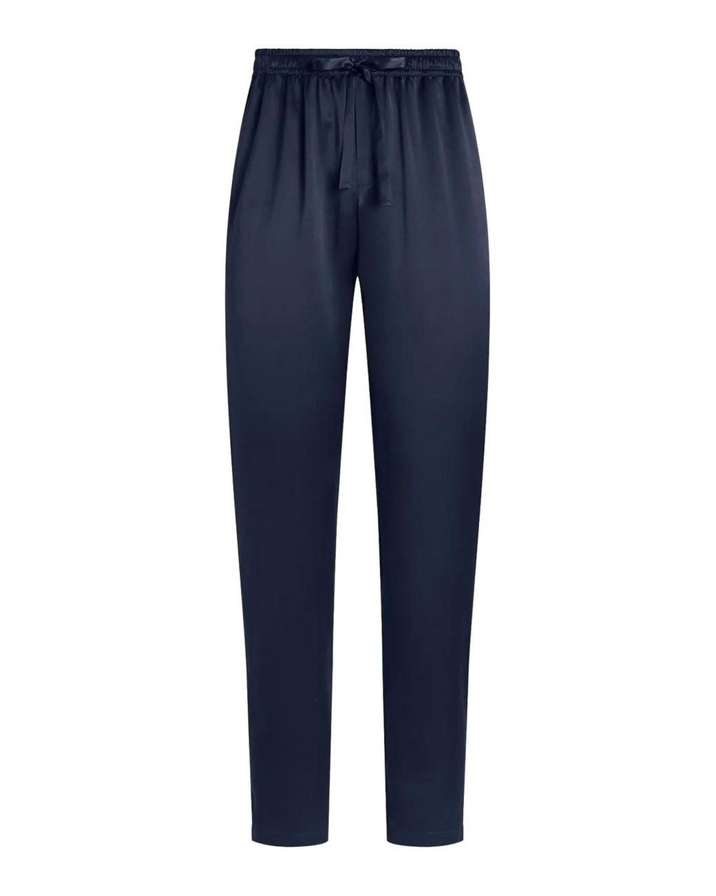 Dolce & Gabbana Blue Pyjama Silk Pants for men