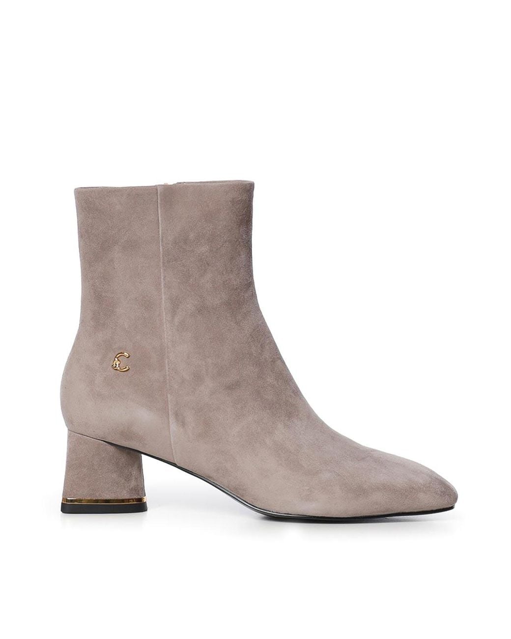 Coccinelle Gray C-Everyday Suede Ankle Boots