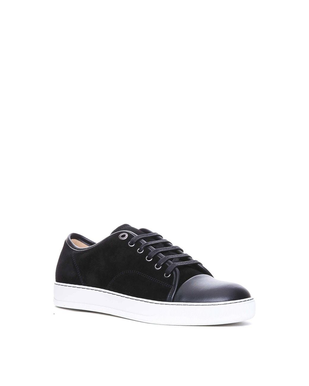 Lanvin Black Basket Sneakers for men