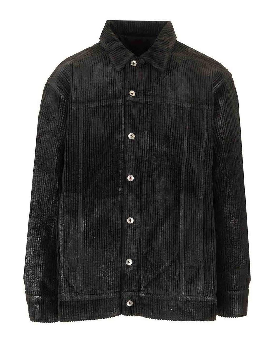 Rick Owens Black Drkshdw Jumbo Worker Jacket for men