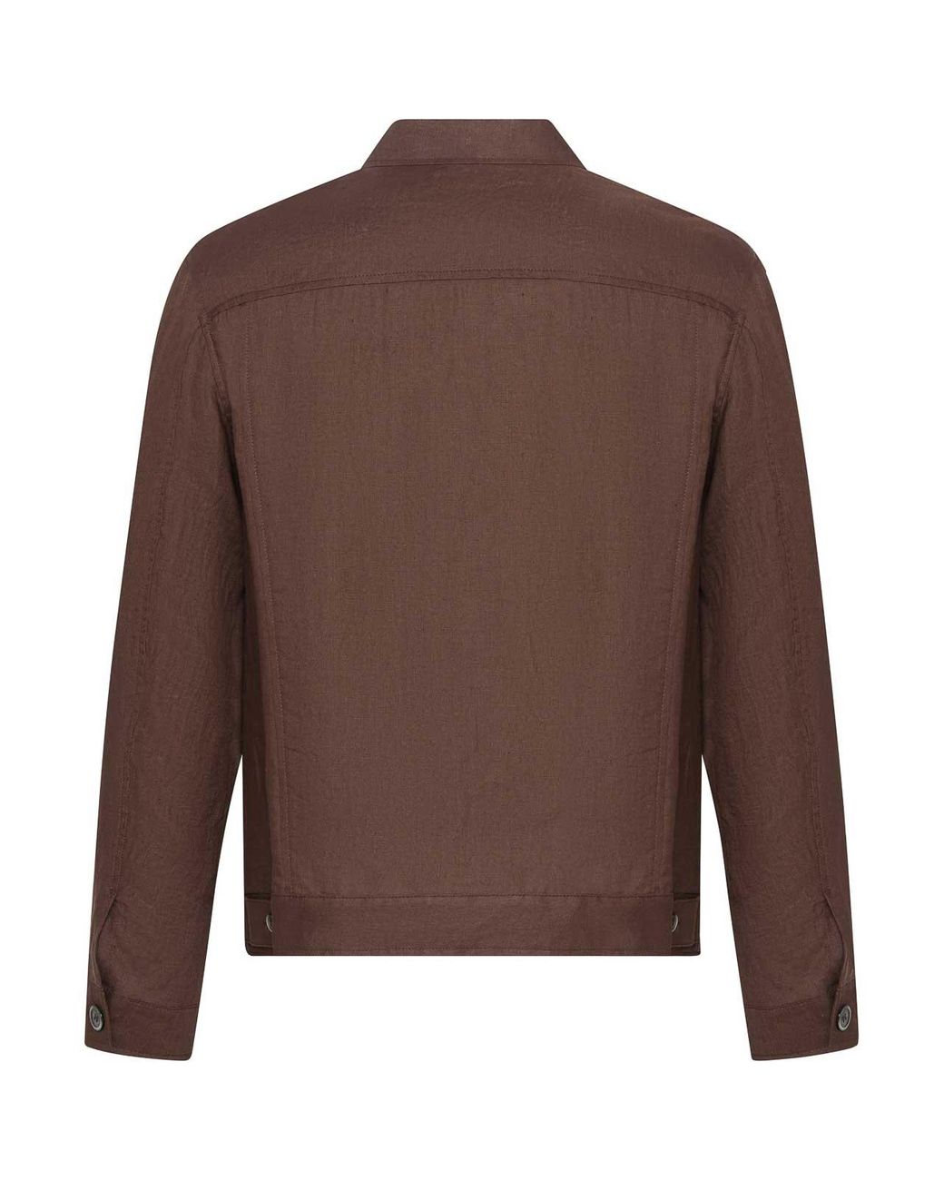 Franzese Collection Brown Sal Da Vinci Model Saharan Jacket for men
