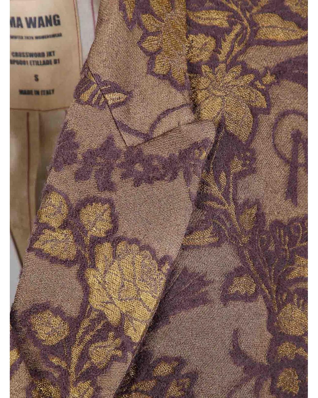 Uma Wang Brown Crossword Jacket
