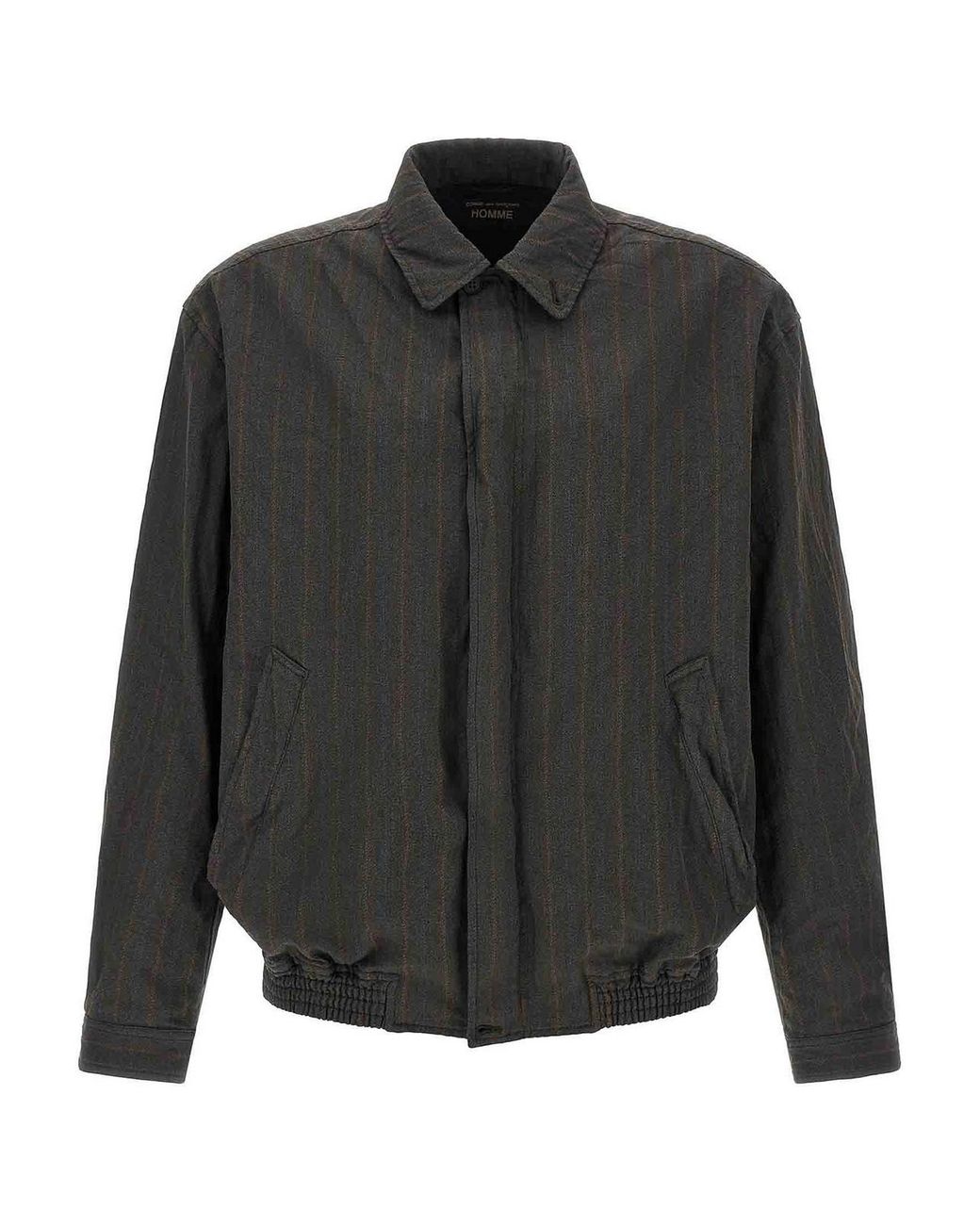 Comme Des Garcons Hommes Plus Black Pinstriped Jacket for men