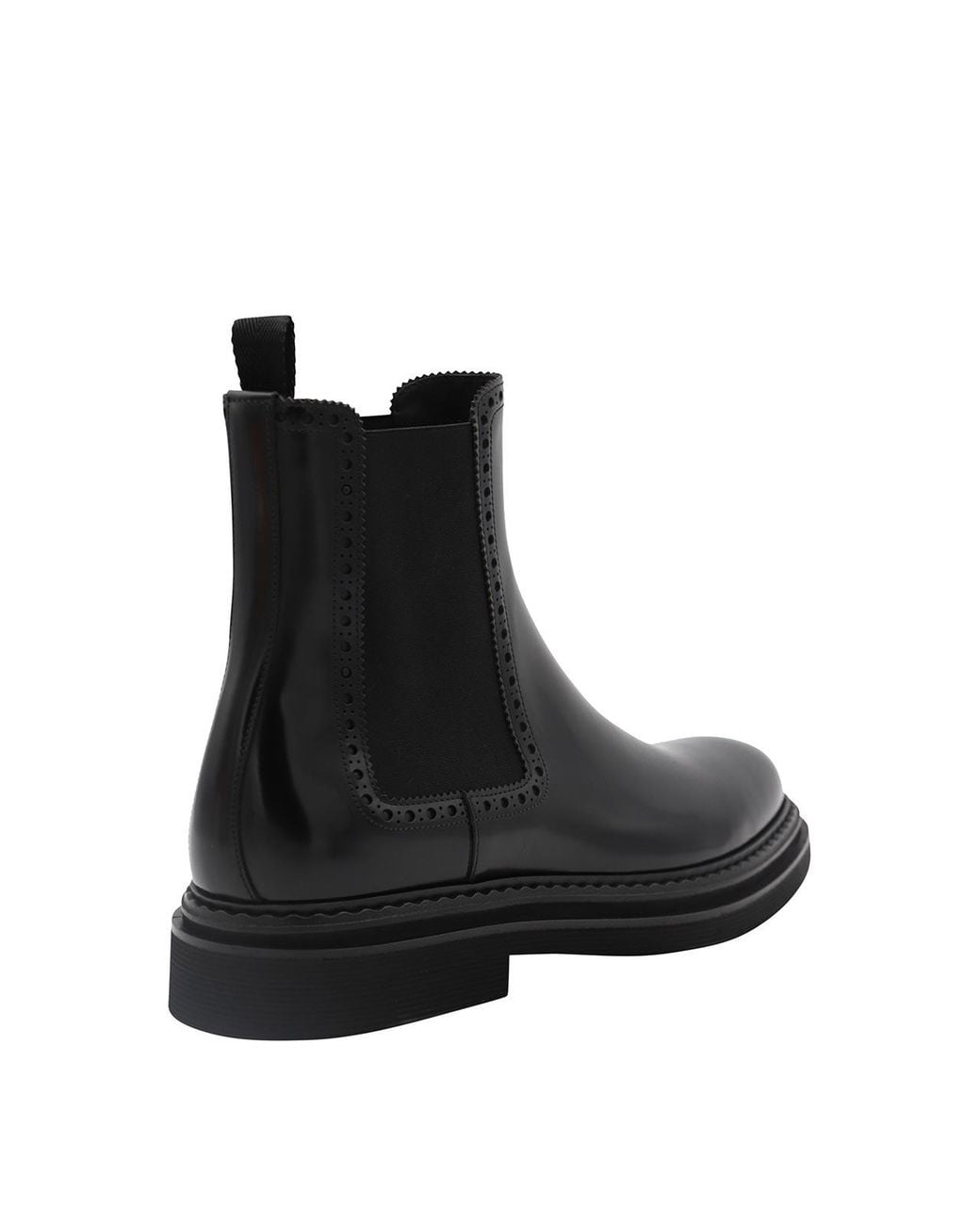 Dolce & Gabbana Black Leather Boots for men