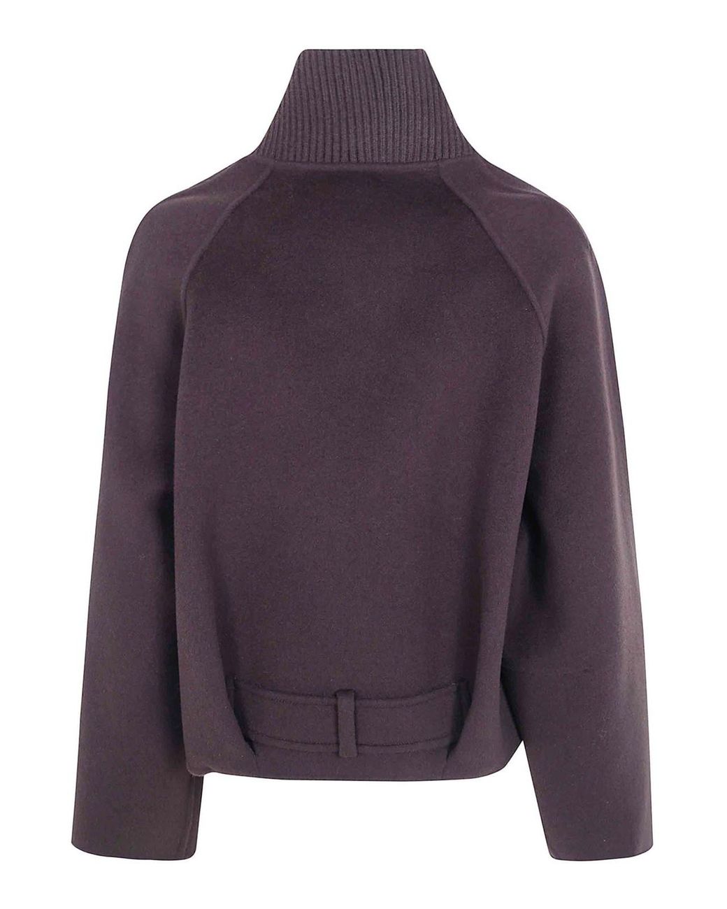 Seventy Purple Wool Bomber Jacket