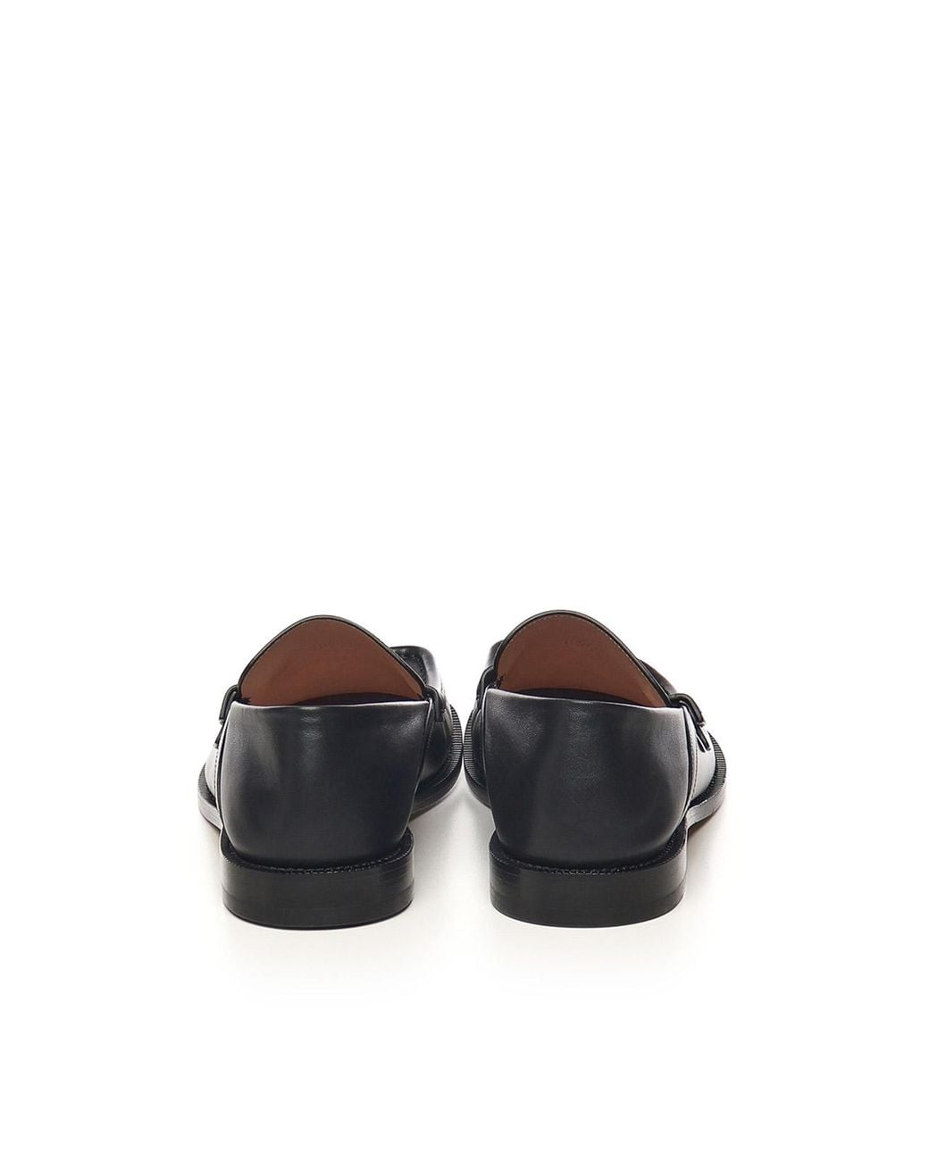 Loewe Black Campo Flap Back Loafers for men