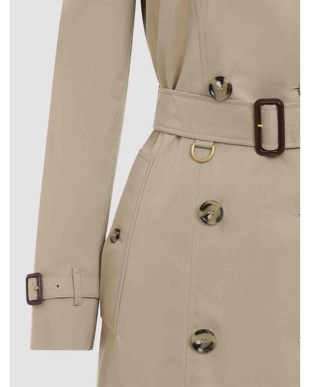 Burberry Natural Chelsea Heritage Belted Trench Coat