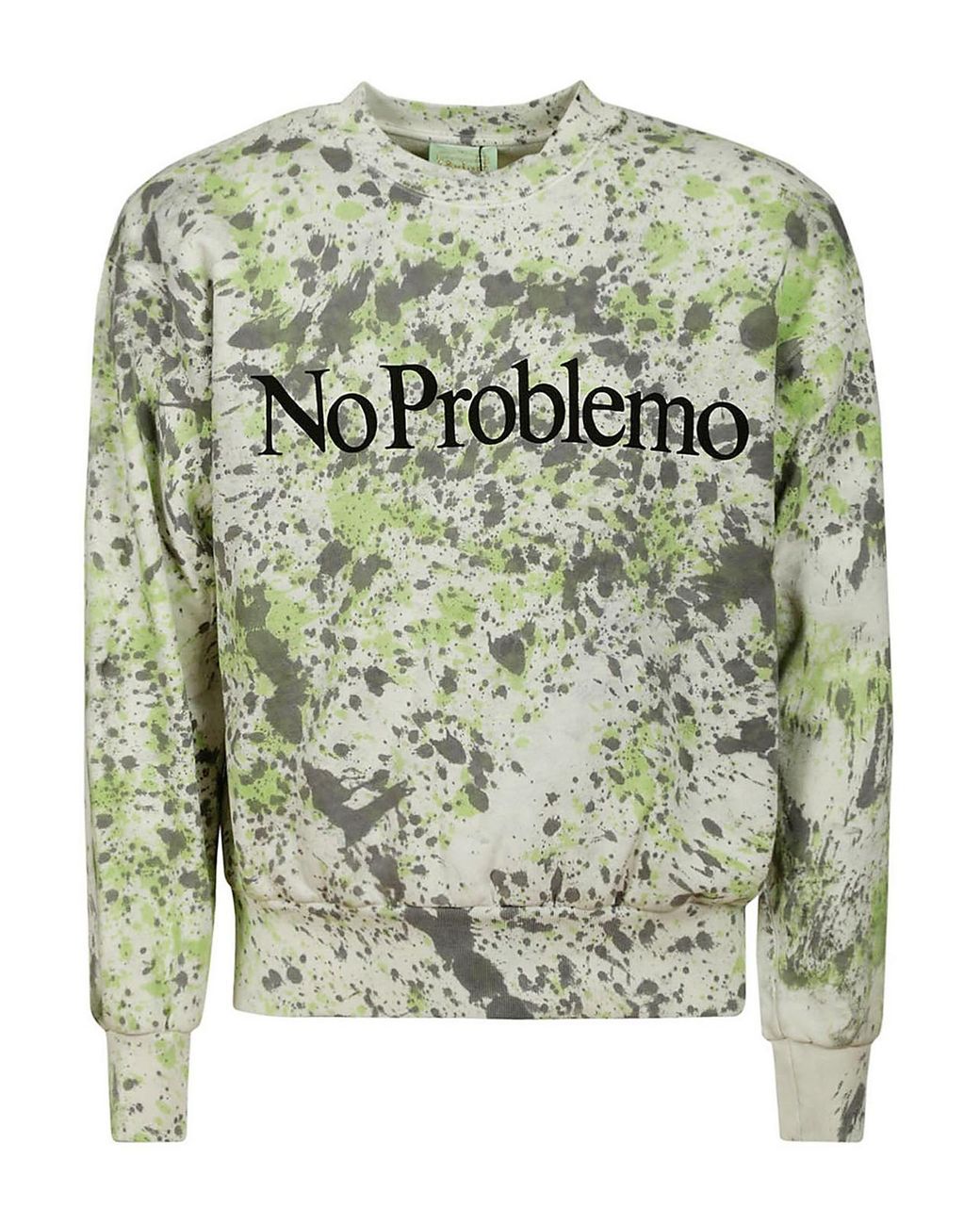 Aries No Problemo Spray Dye Sweatshirt in Grey for Men Lyst UK