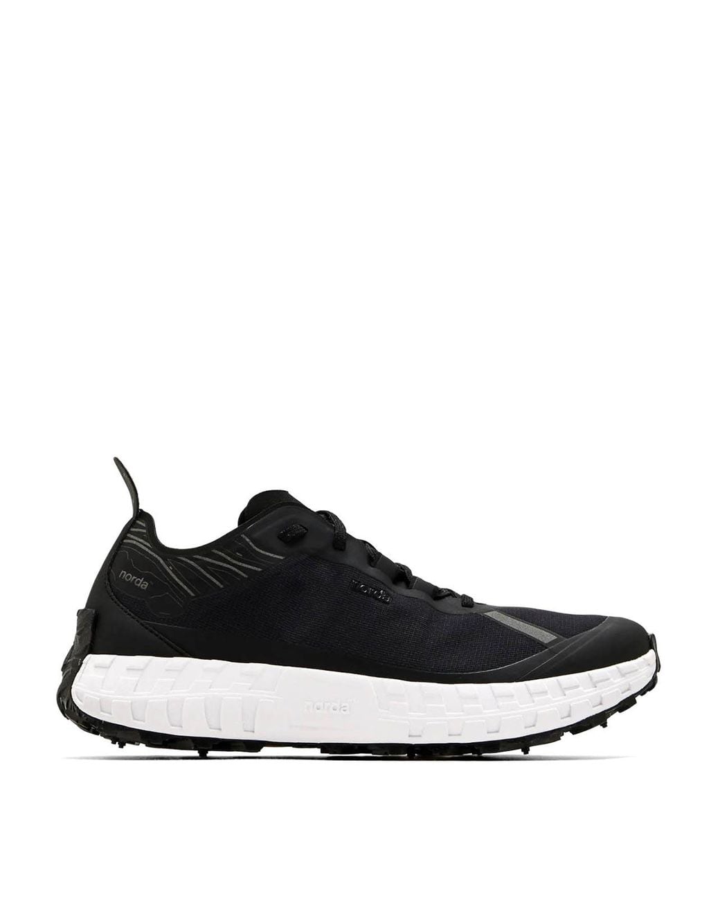 Norda Black Sneakers With Laces for men