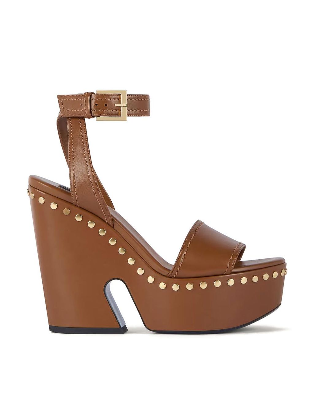 Givenchy Brown Clog Leather Platform S