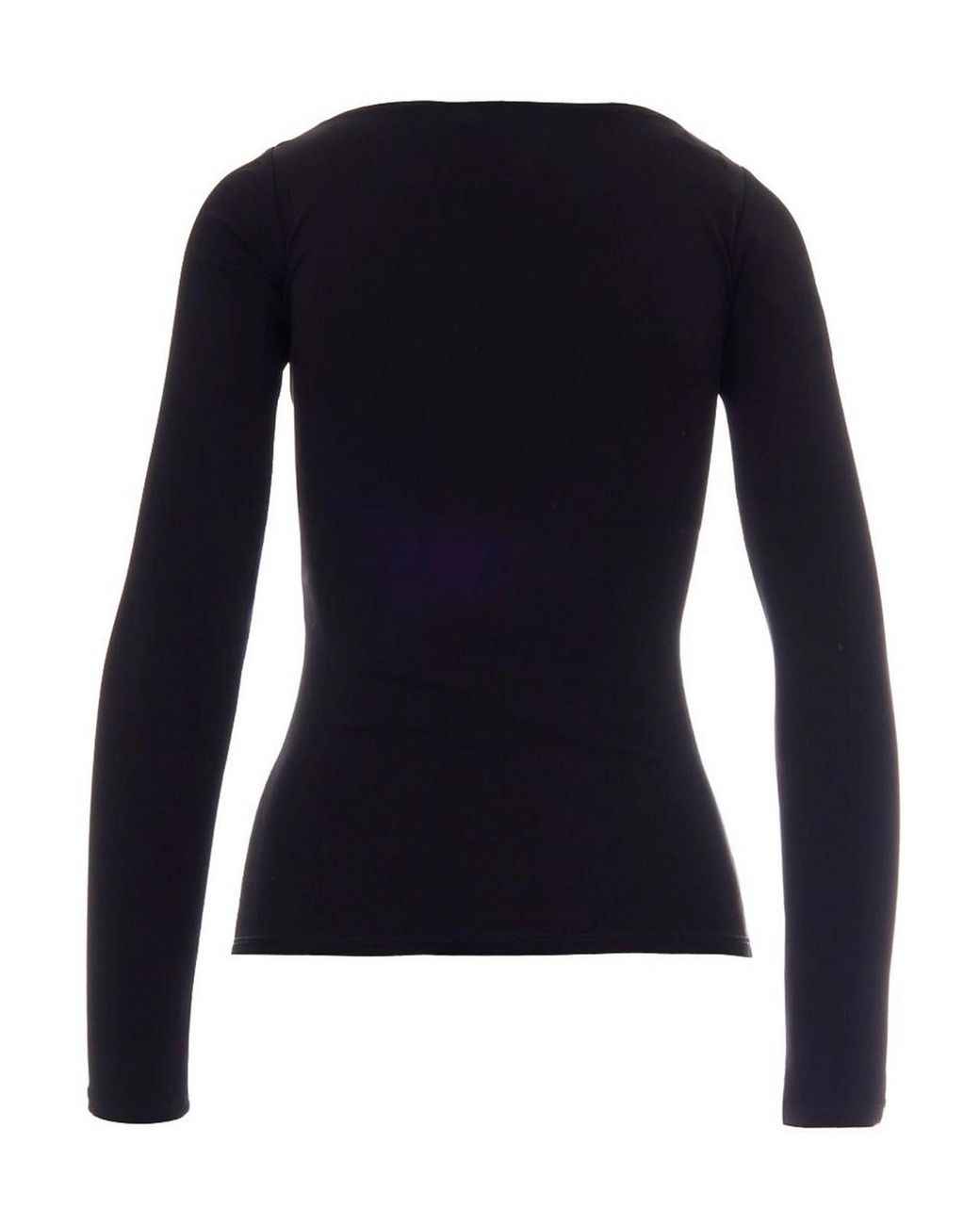 Elisabetta Franchi Blue Jersey Shirt With Jewel Logo