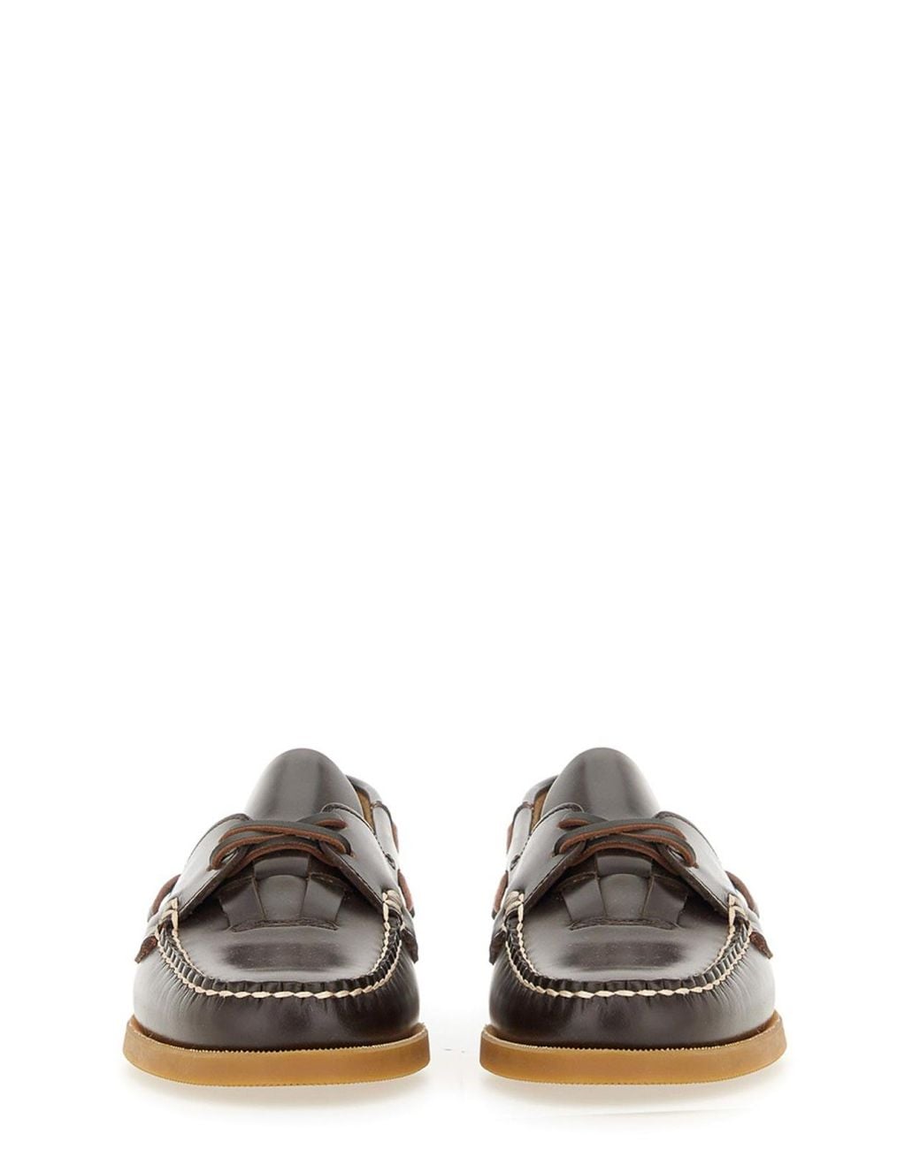 Hereu Brown Boat Moccasin