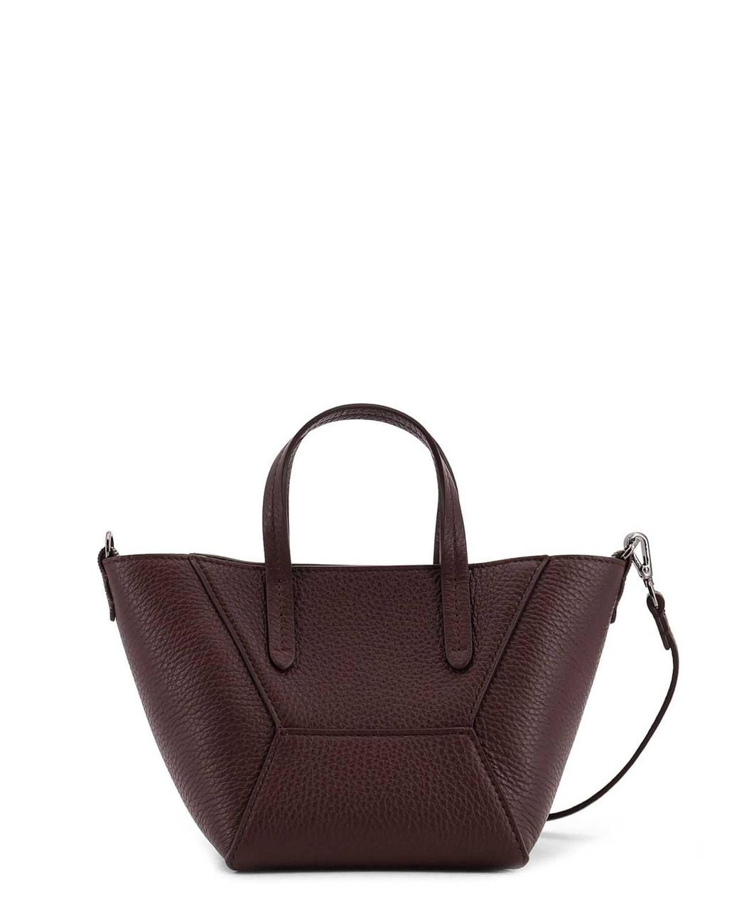 Brunello Cucinelli Brown Bc Duo Leather Shoulder Bag