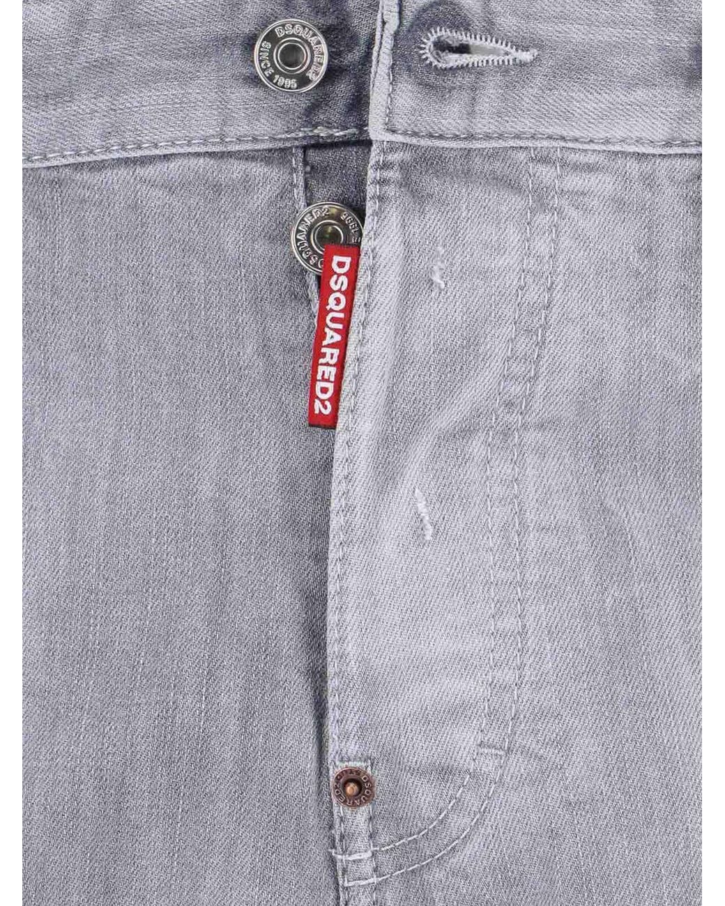 Vaqueros Rectos DSquared² de hombre de color Gray