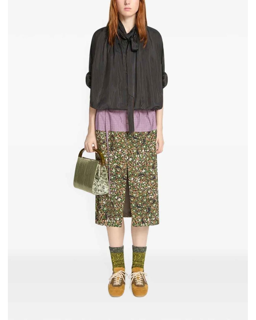 Dries Van Noten Brown Sneakers Slim