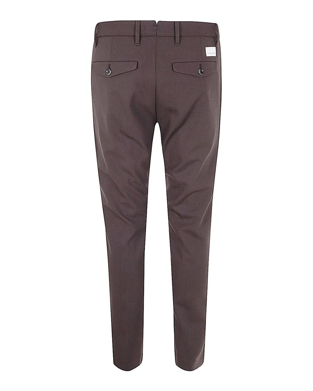Nine:inthe:morning Gray Easy Chino Slim Trousers for men