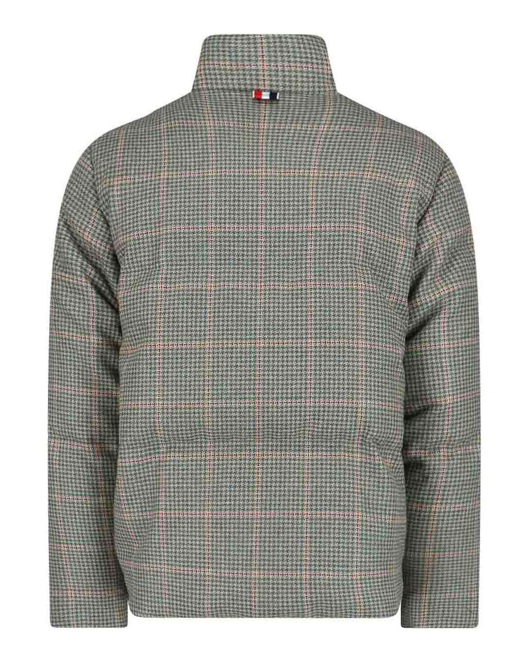 Thom Browne Gray Reversible Down Jacket for men