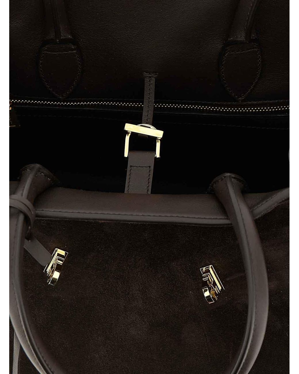 Ferragamo Black Hug Th S Handbag