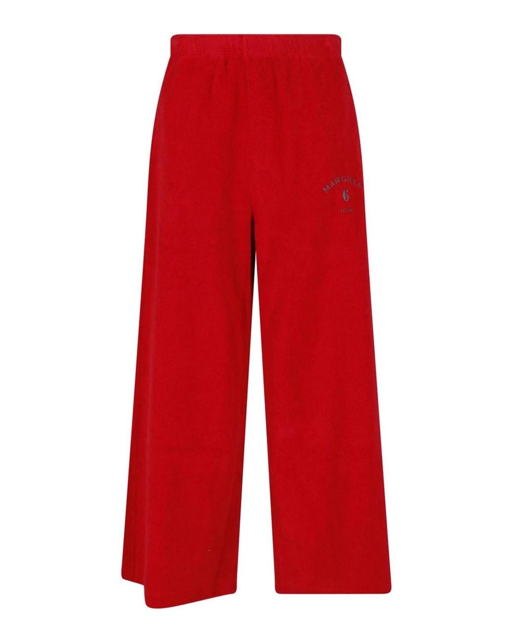 MM6 by Maison Margiela Red Logo Sweatpants for men