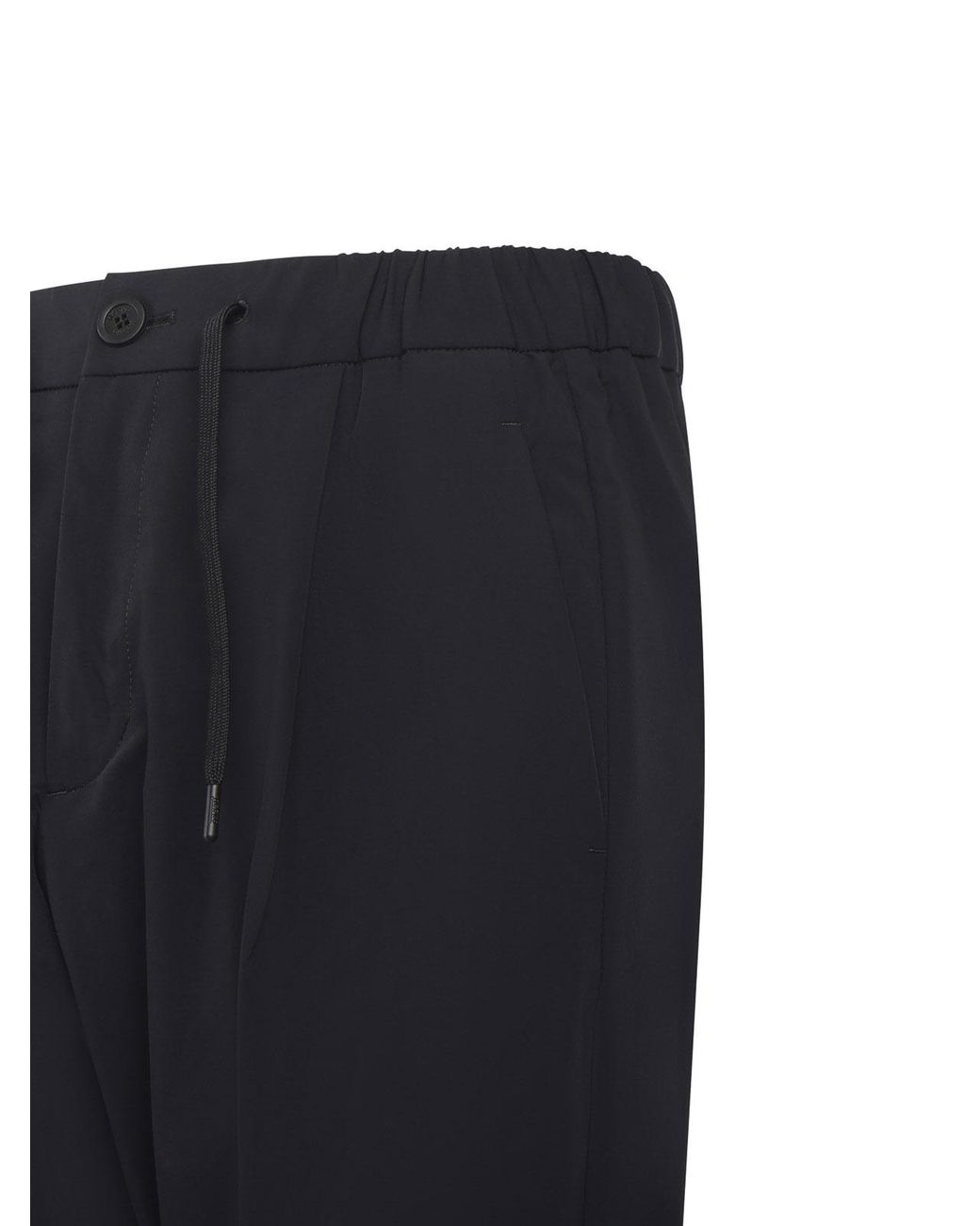 Herno Blue Nylon Trousers for men