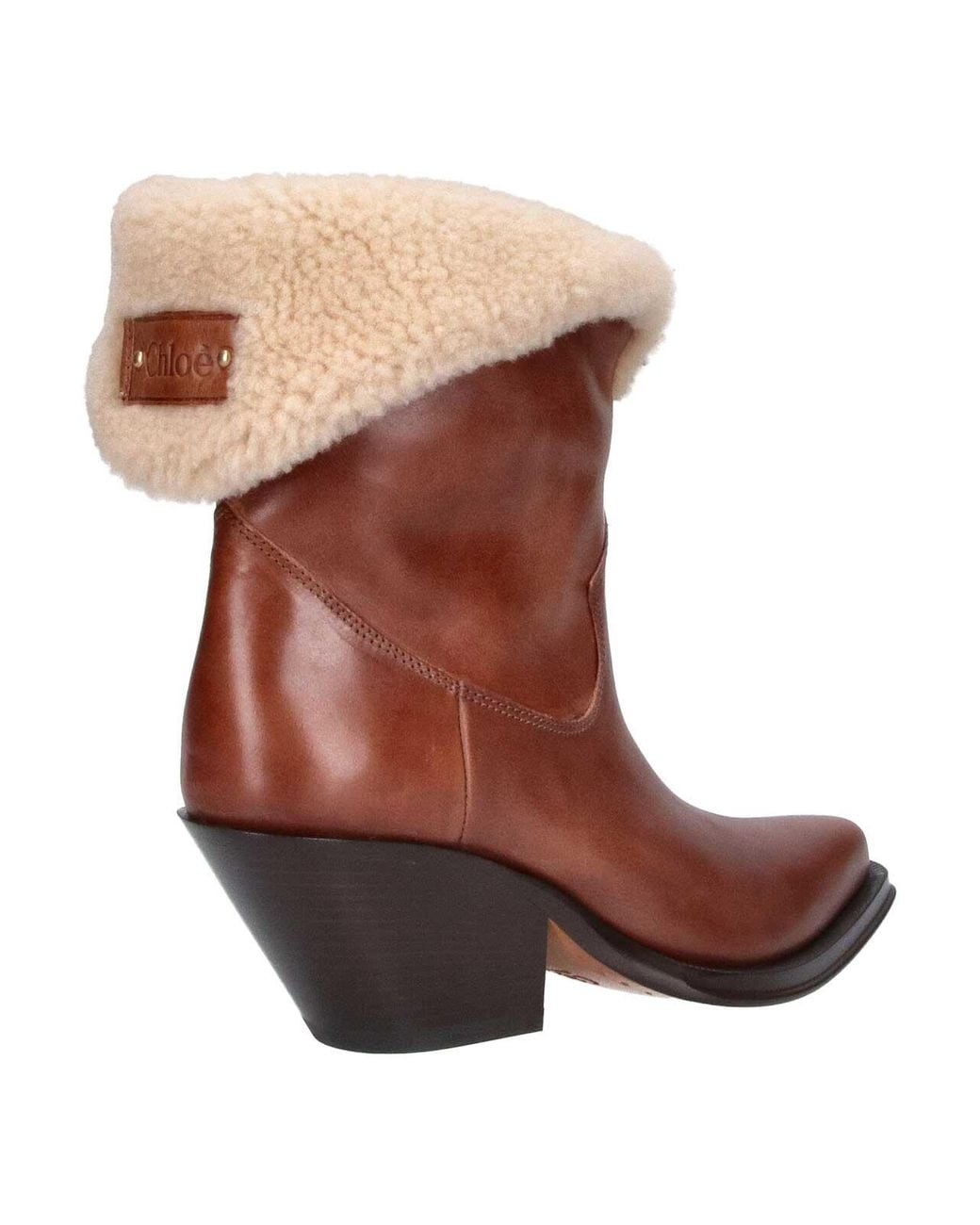 Bottines Chloé en coloris Brown