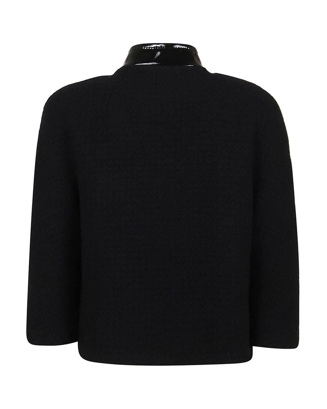 Moschino Black Jacket With Straps