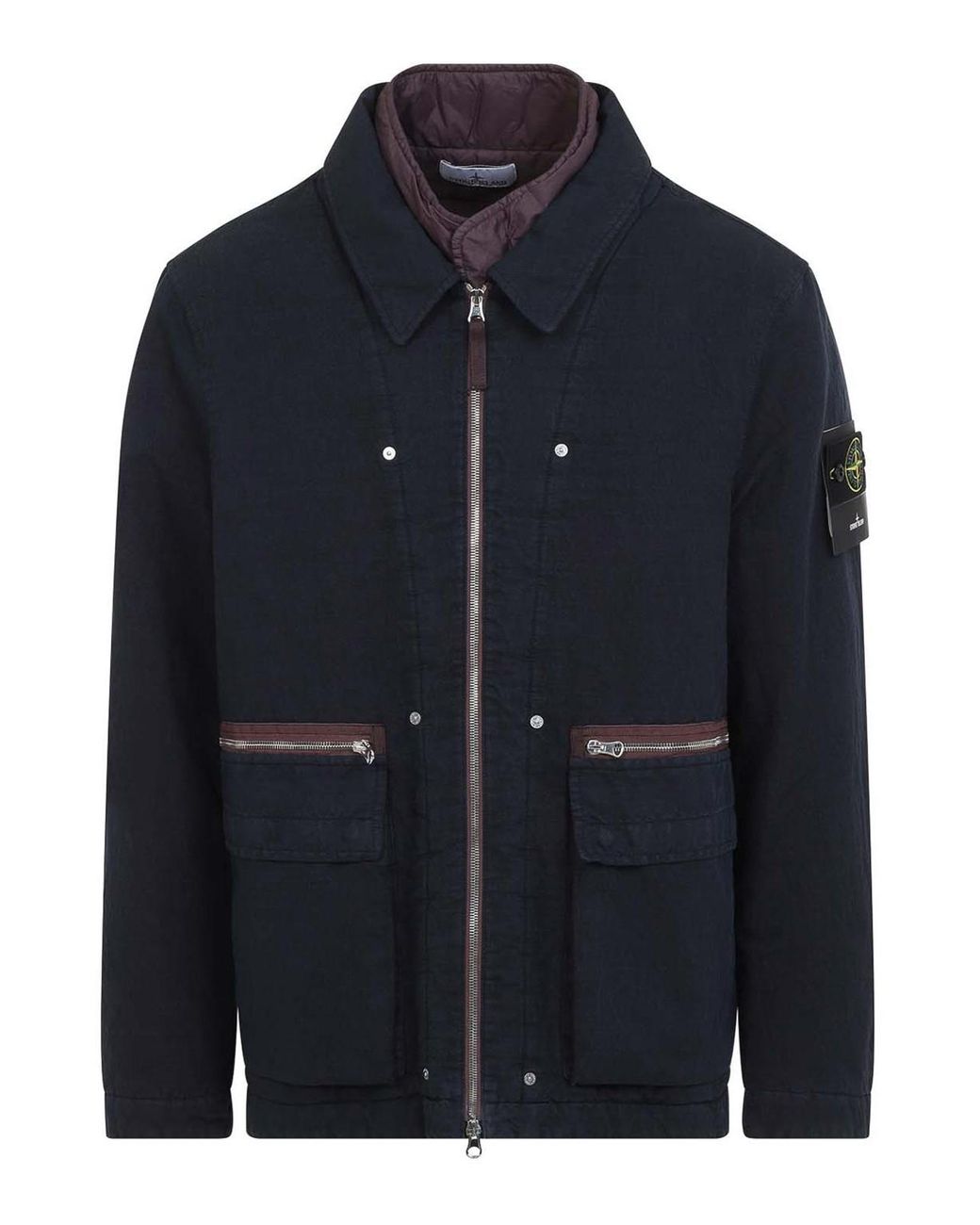 Stone Island Blue Field Jacket for men