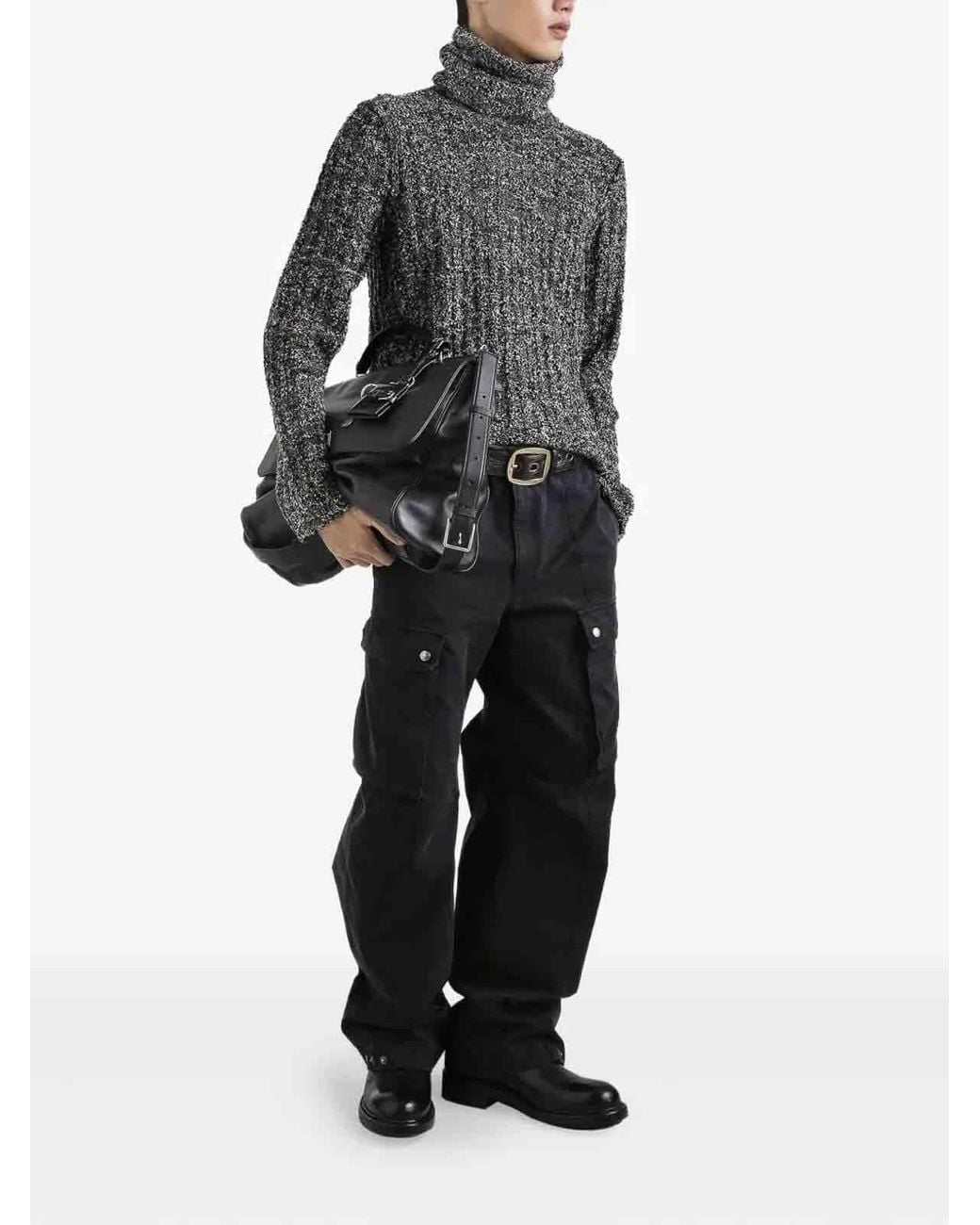 Dolce & Gabbana Gray Dolce & Gabbana Knitwear for men