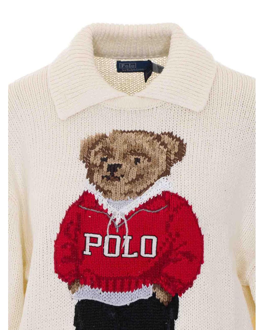 Polo Ralph Lauren White Polo Sweater