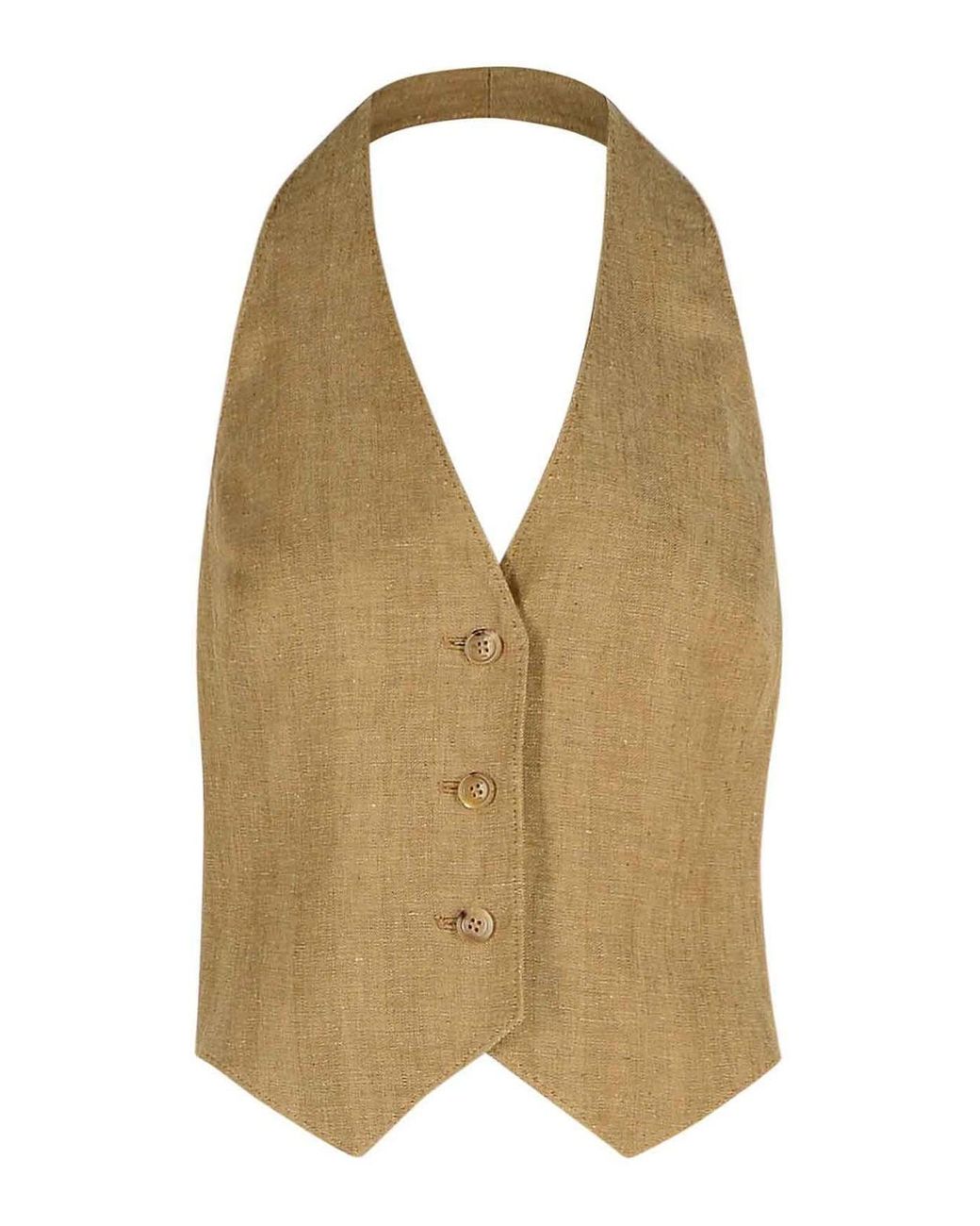 Max Mara Natural "Sauro" Waistcoat