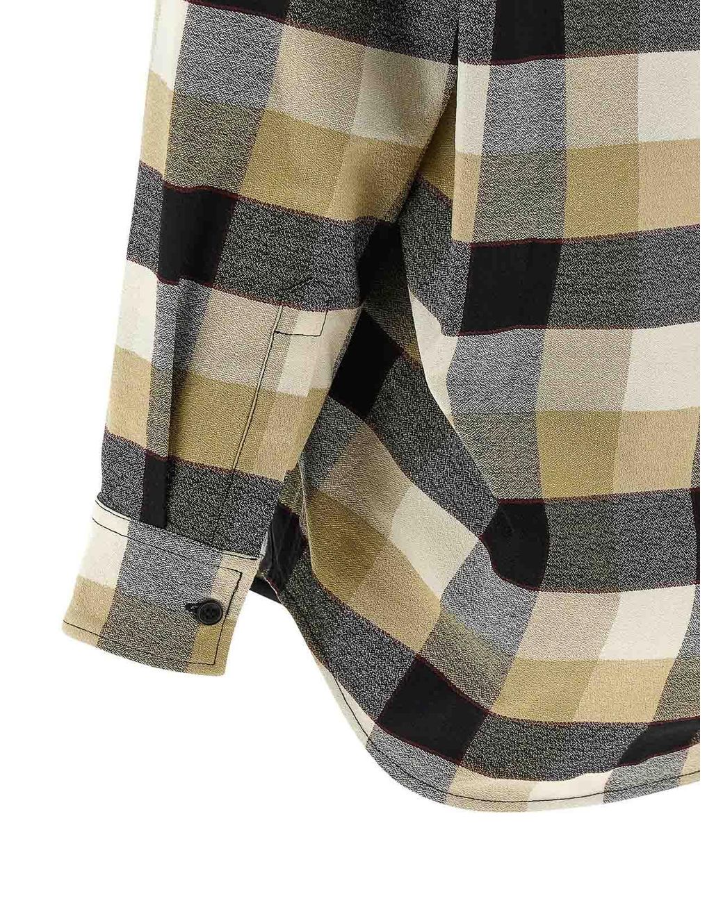 Missoni Gray Check Pattern Shirt