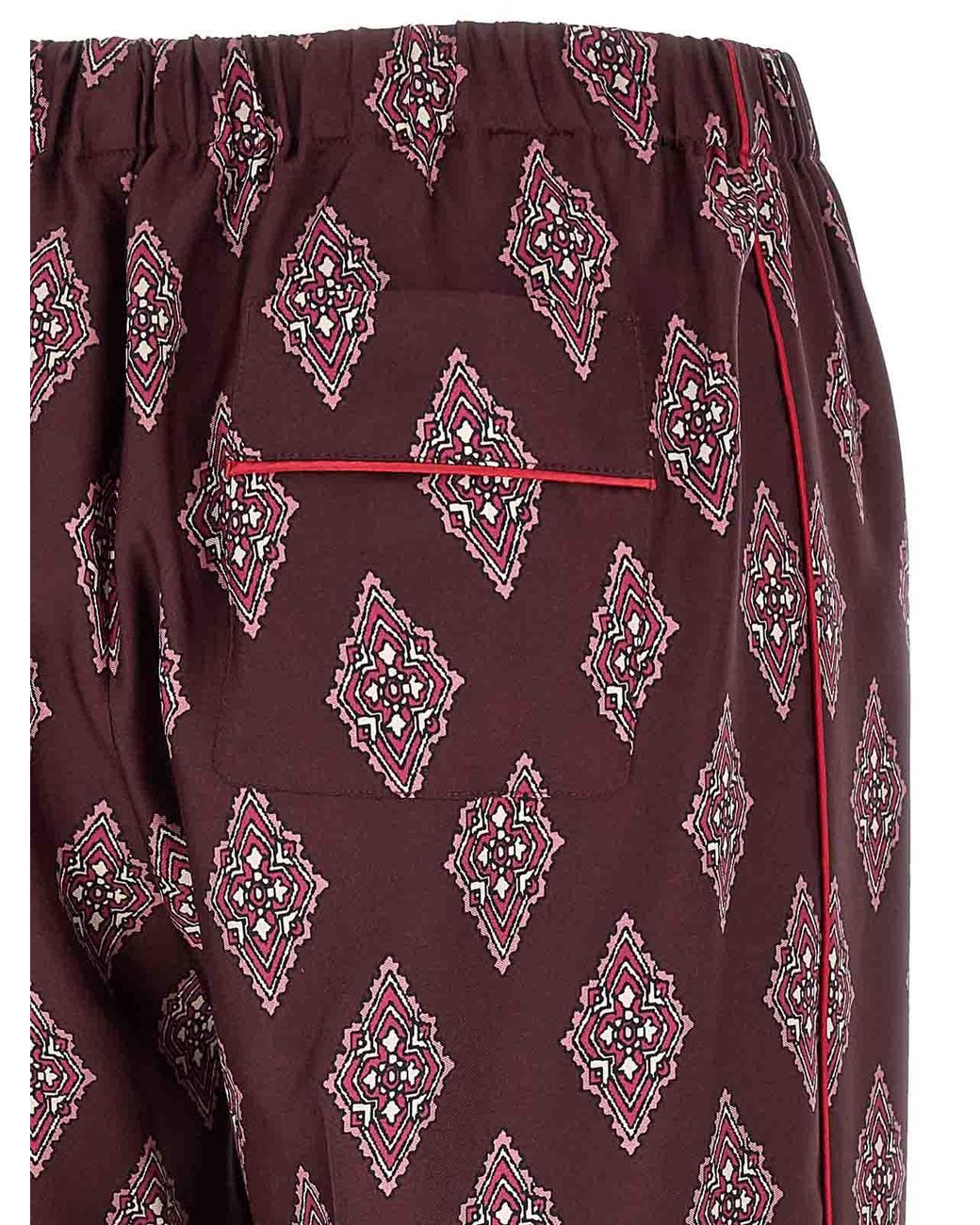 F.R.S For Restless Sleepers Red Piping Pants