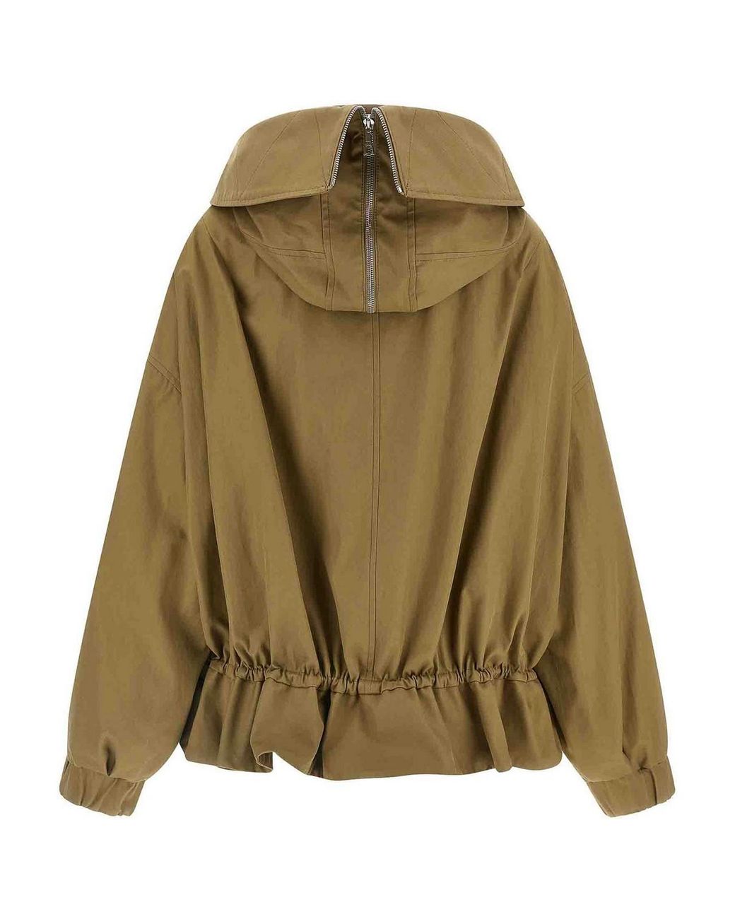 Dries Van Noten Green Cotton Shell Jacket
