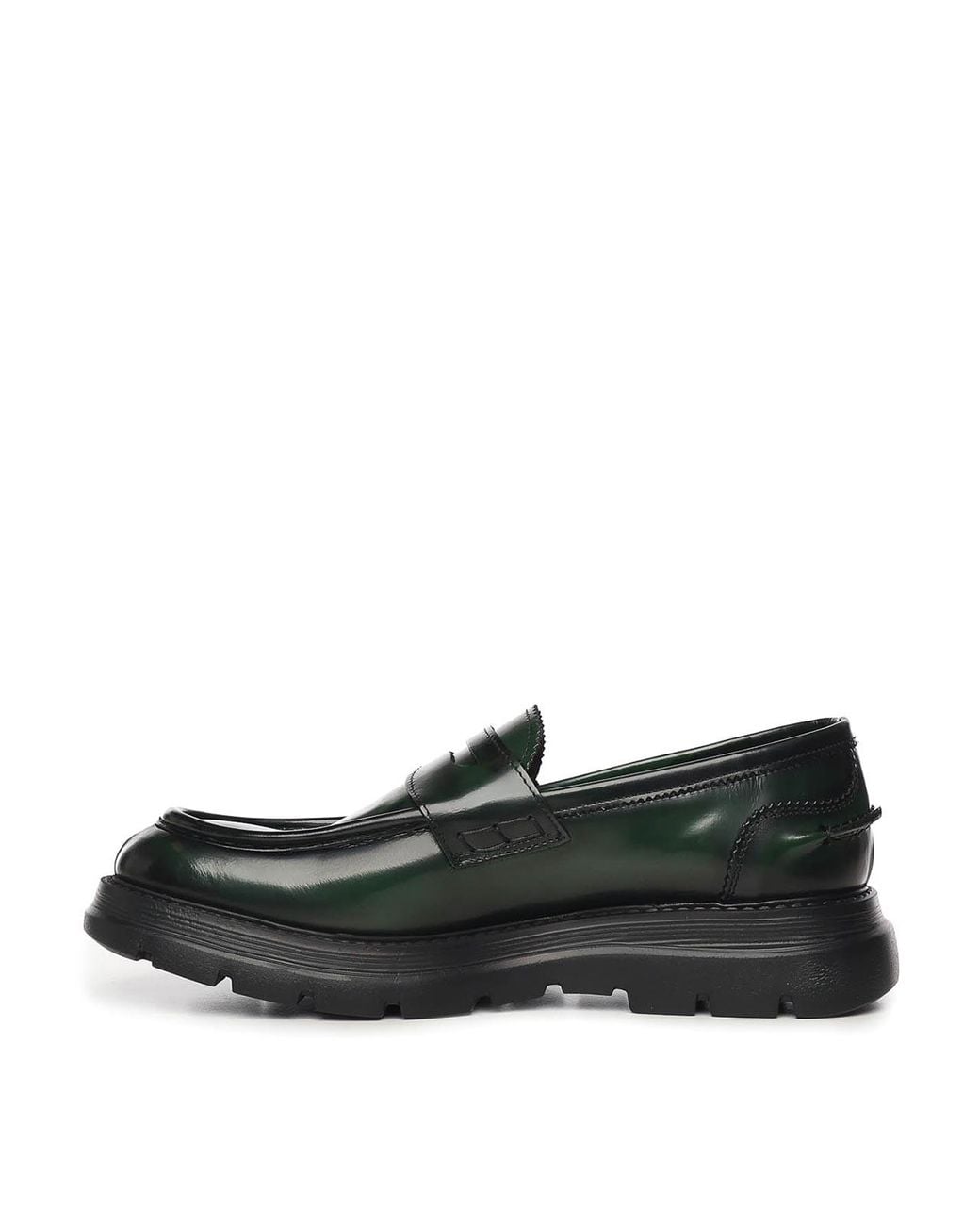 Giuliano Galiano Black Full Moccasins for men