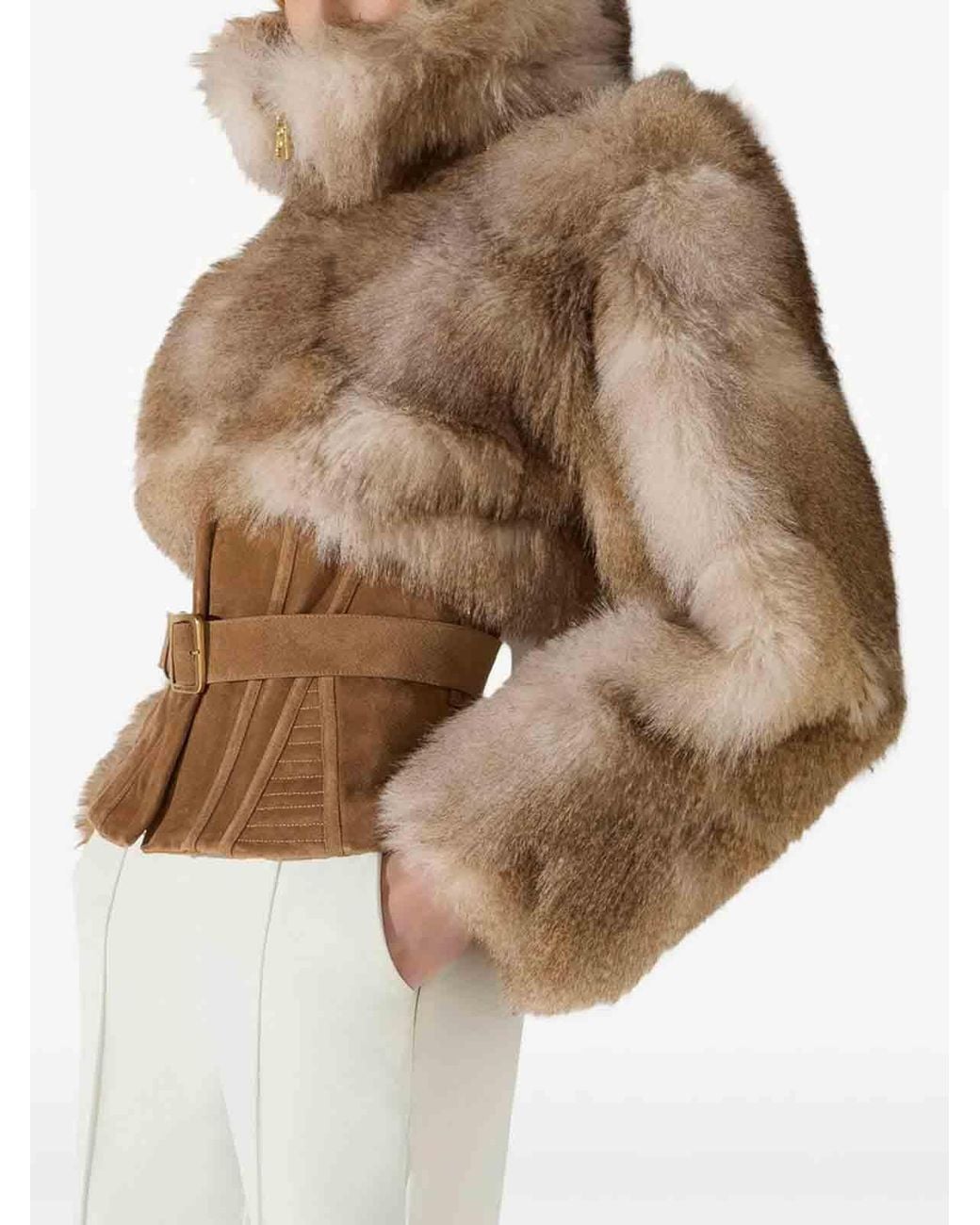 Elisabetta Franchi Brown Outerwear