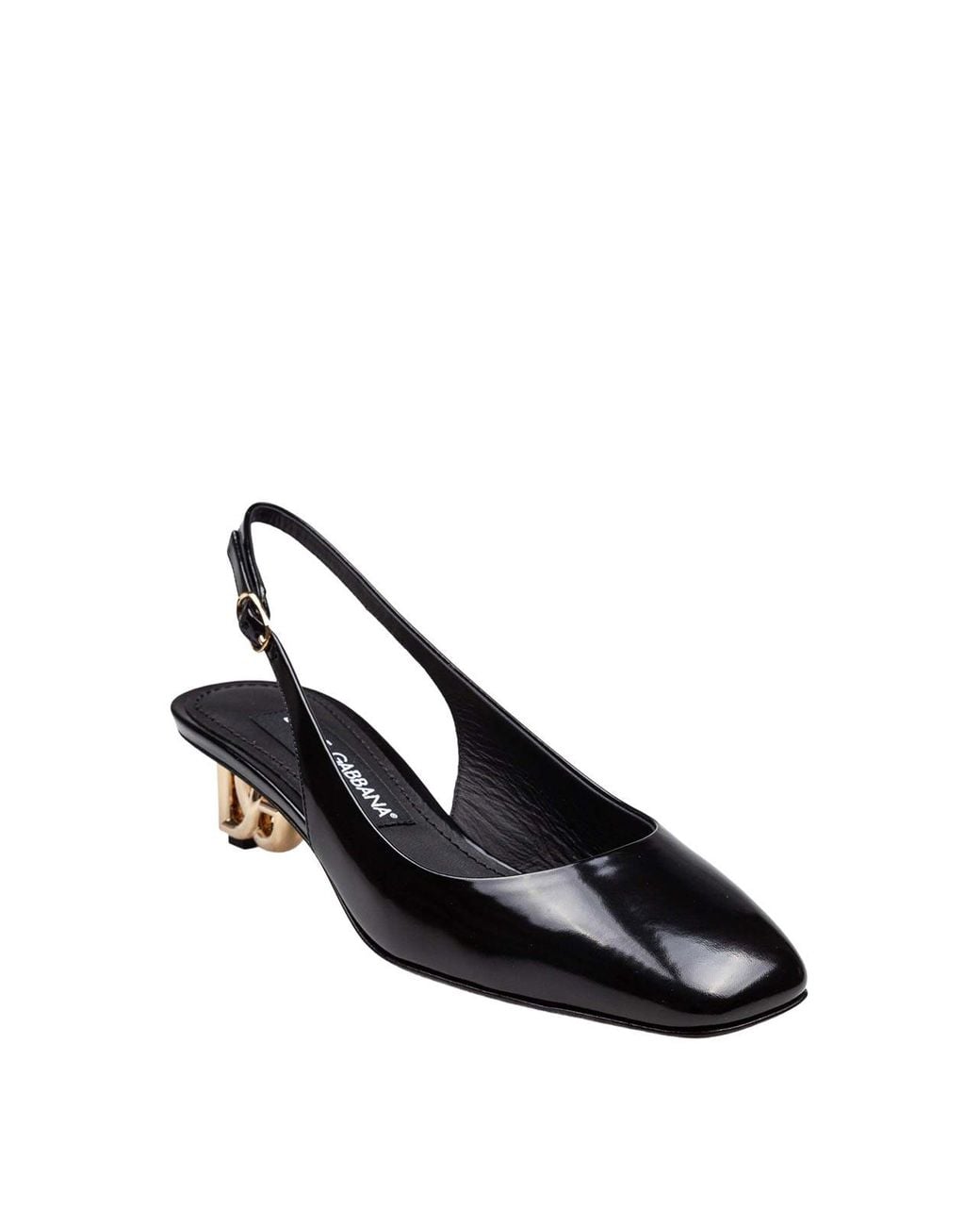 Dolce & Gabbana Black Slingback From The Jackie New Line