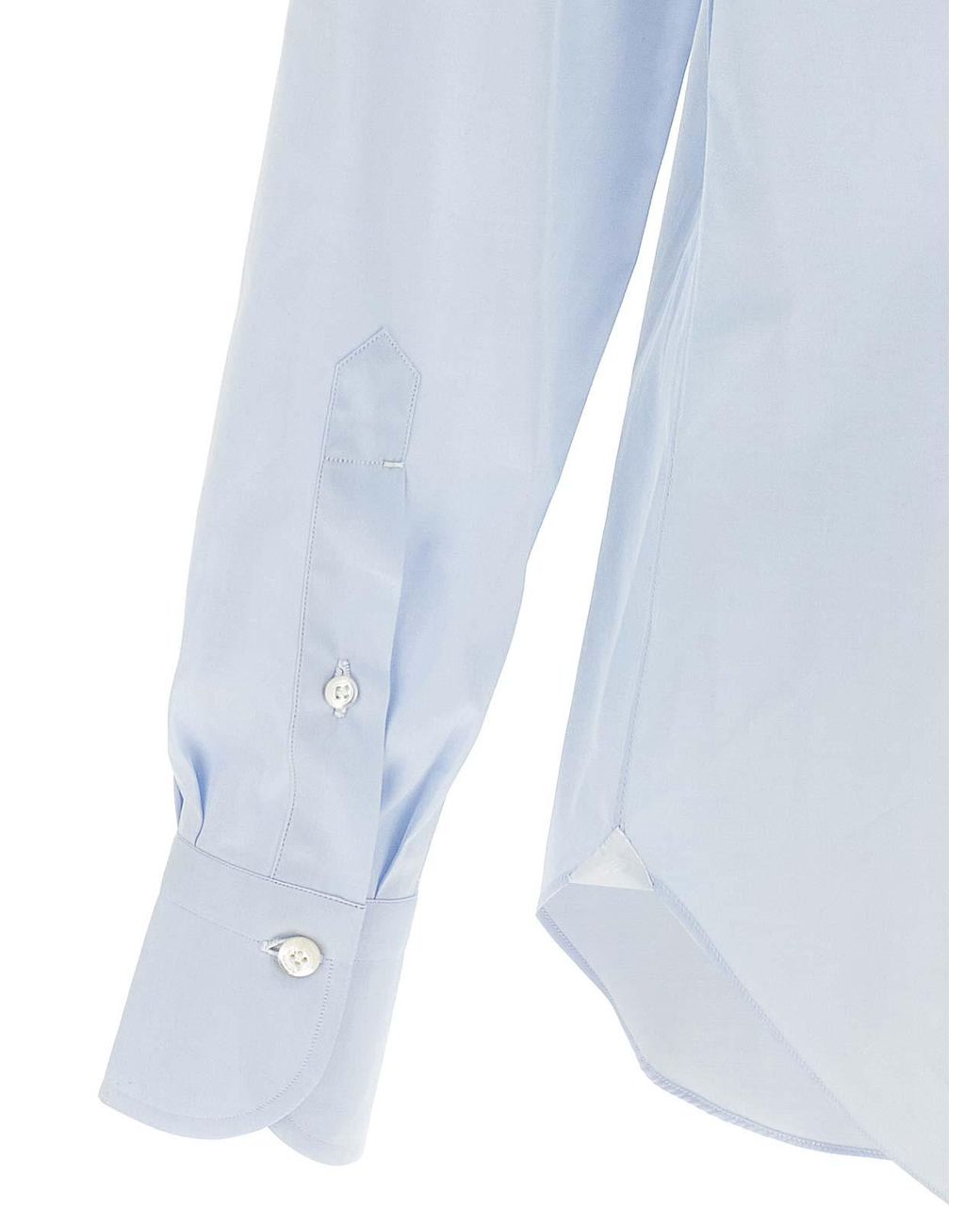 Finamore 1925 Blue Napoli Shirt for men