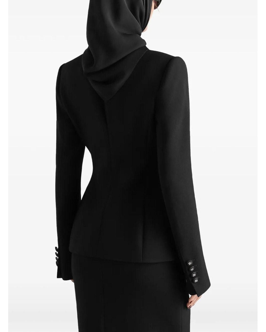 Dolce & Gabbana Black Double-Breasted Jacket
