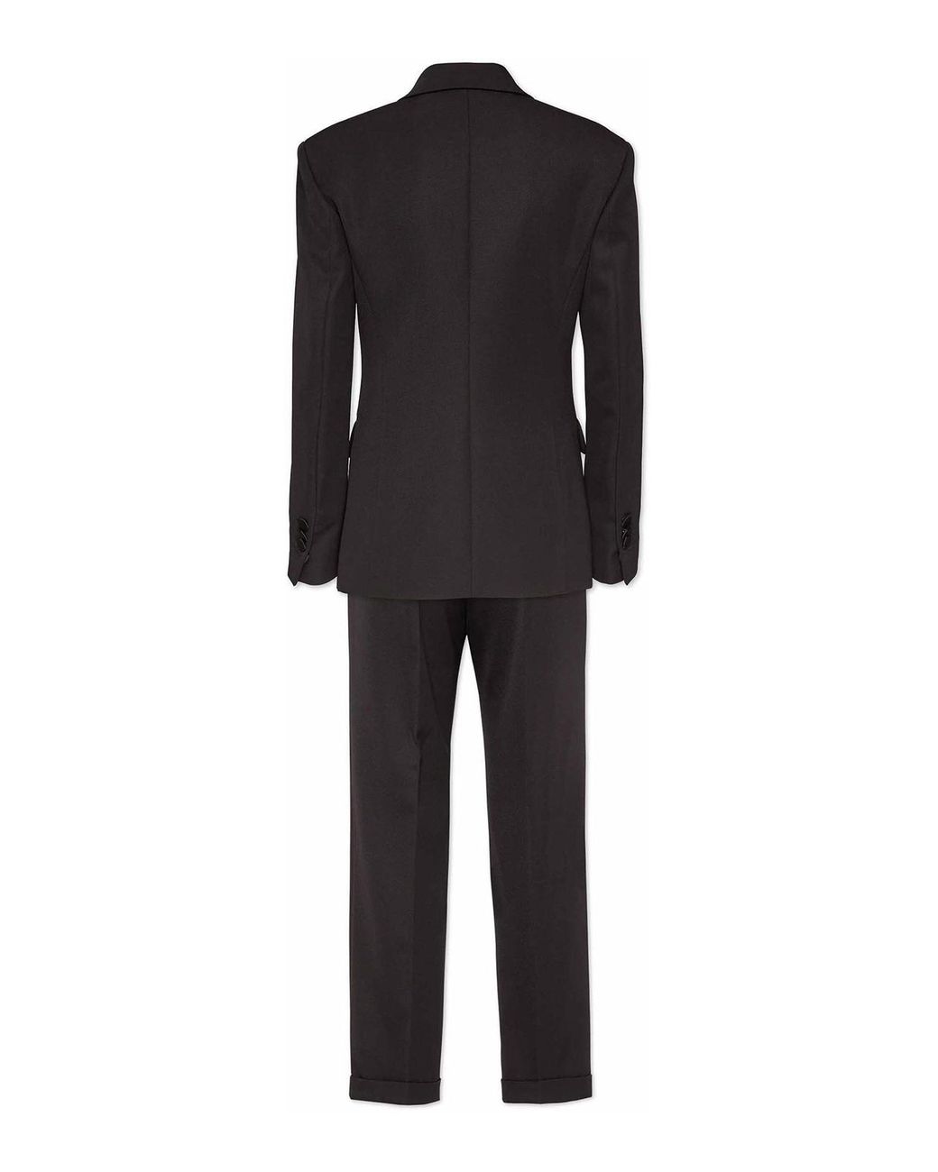 DSquared² Black Double-Breasted Wool Suit