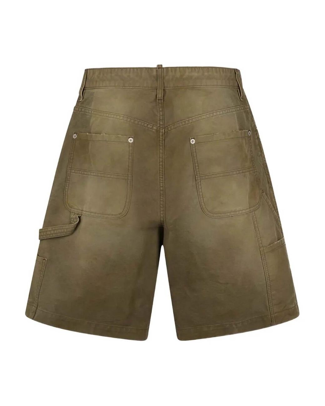 DSquared² Green Carpenter Shorts for men
