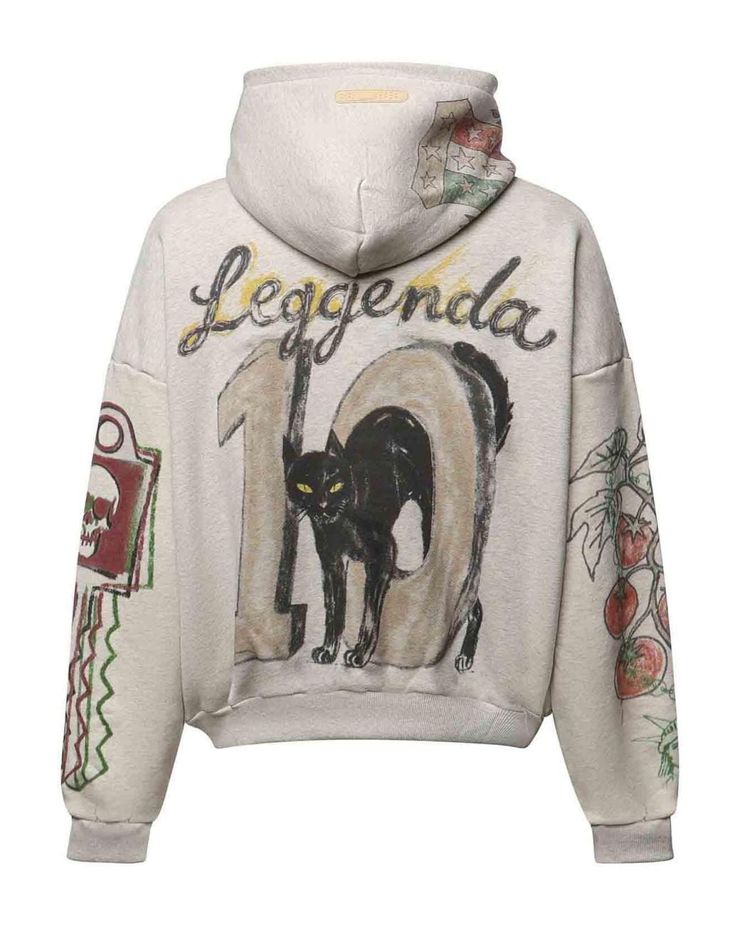 PDF Gray Mi Pirate Cotton Sweatshirt for men