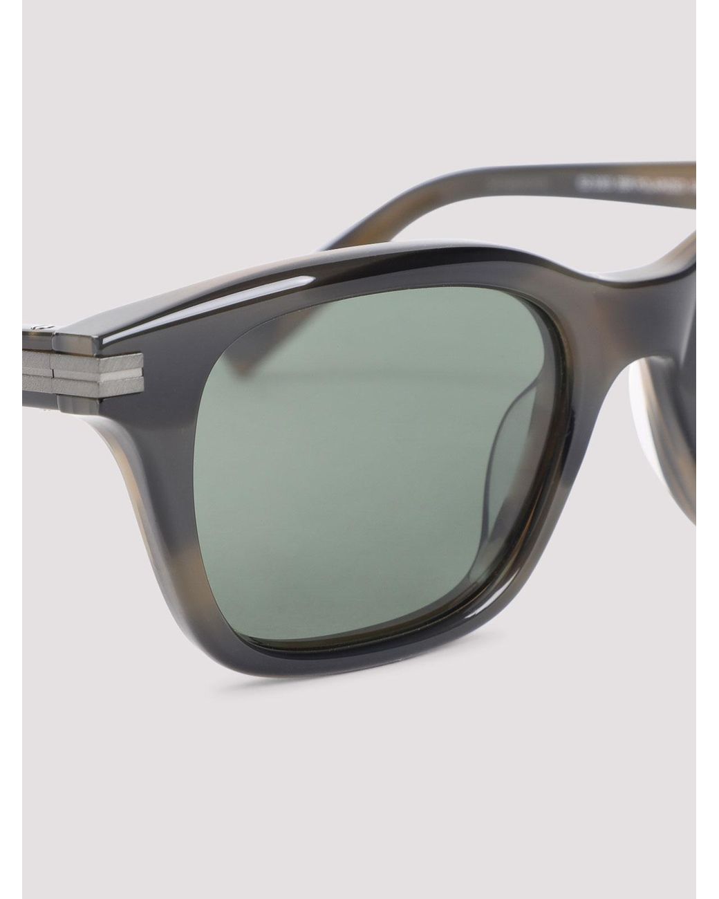 Zegna Gray Acetate Sunglasses for men