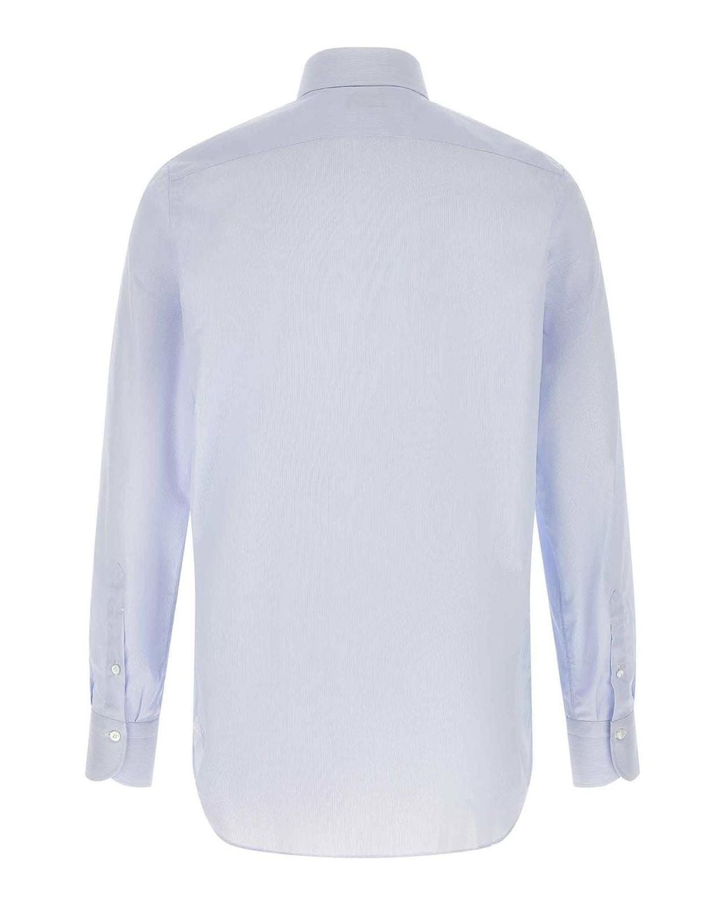 Finamore 1925 Blue Napoli Shirt for men