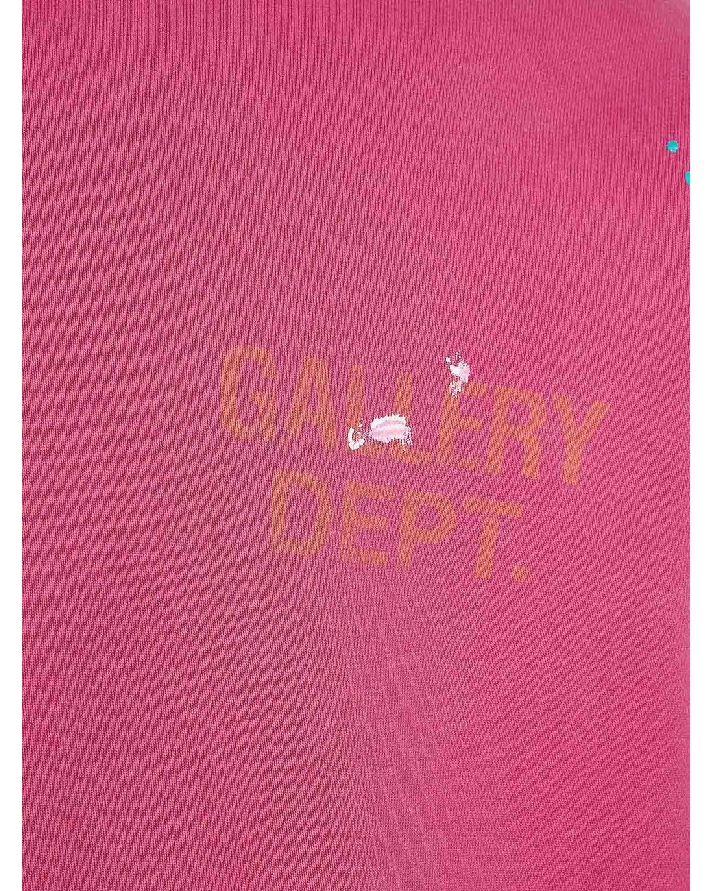 GALLERY DEPT. Pink Gd Paint Logo Hoodie for men
