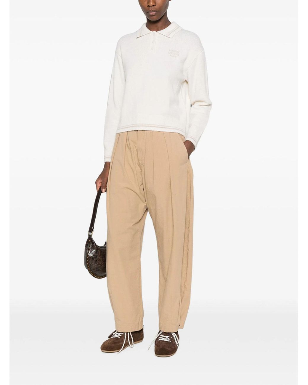 Maison Kitsuné White Sweater